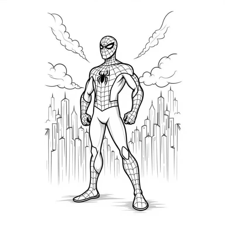 spiderman coloring pages